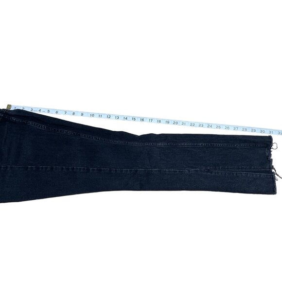 ABERCROMBIE & FITCH JEANS CURVE LOVE THE SKINNY HIGH RISE FRONT SEAM SLIT SZ 28 - Picture 11 of 11